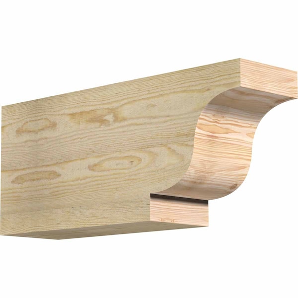 Ekena Millwork Newport Rough Sawn Rafter Tail, Douglas Fir, 6"W x 10"H x 24"L RFT06X10X24NEW00RDF - main